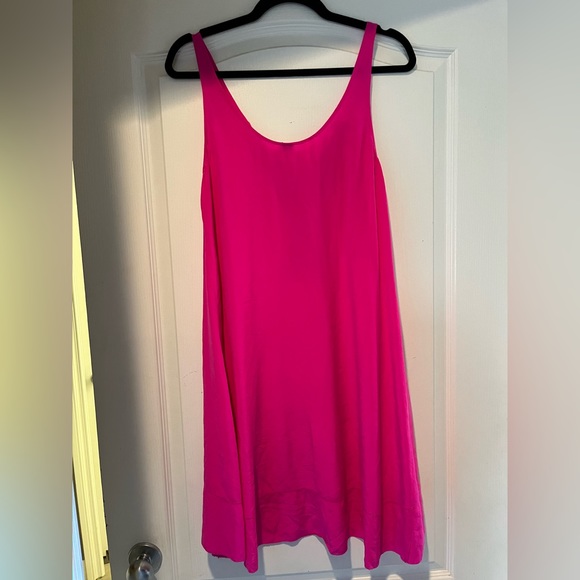 Aritzia Wilfred hot pink tank dress - Picture 4 of 5